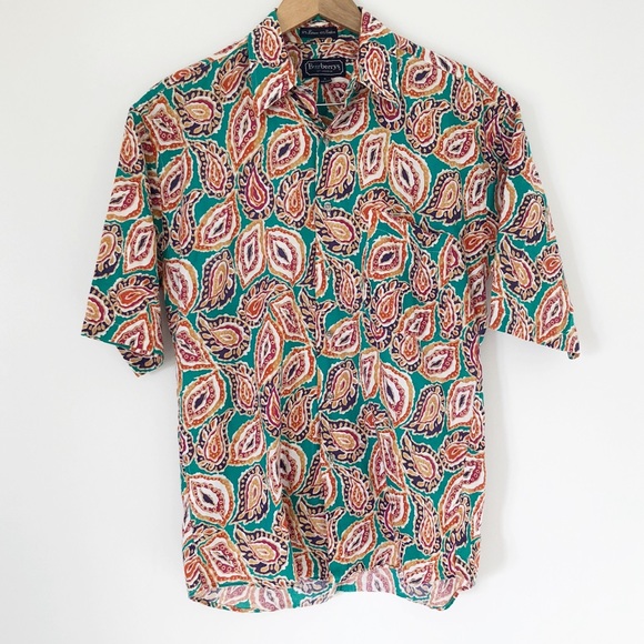 Burberry Other - Burberry’s men’s Hawaiian paisley print shirt S